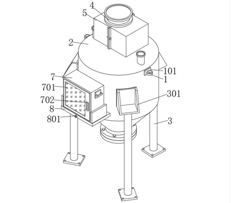 Yinchi Ṣe ifipamo itọsi fun Silo Innovative Pneumatic Pump Gbigbe Pneumatic Pẹlu Àtọwọdá Atako Wear